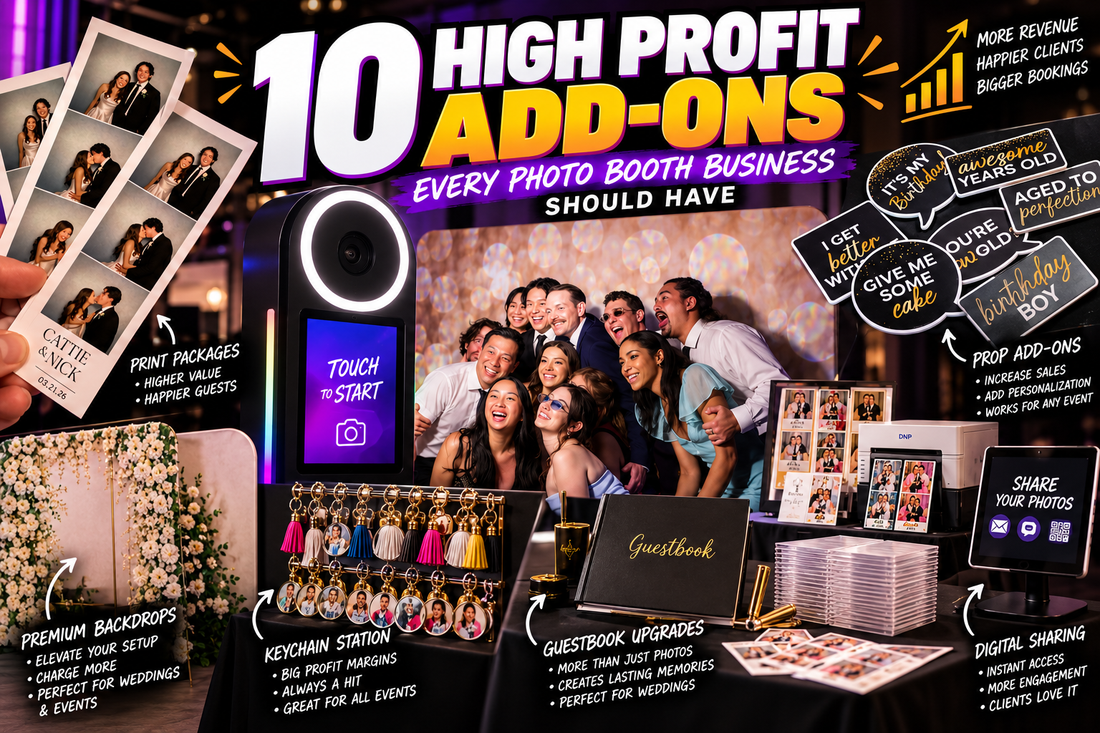 10 High-Profit Add-Ons Every Photo Booth Business Should Offer in 2027 - RC Photo Booth Supply