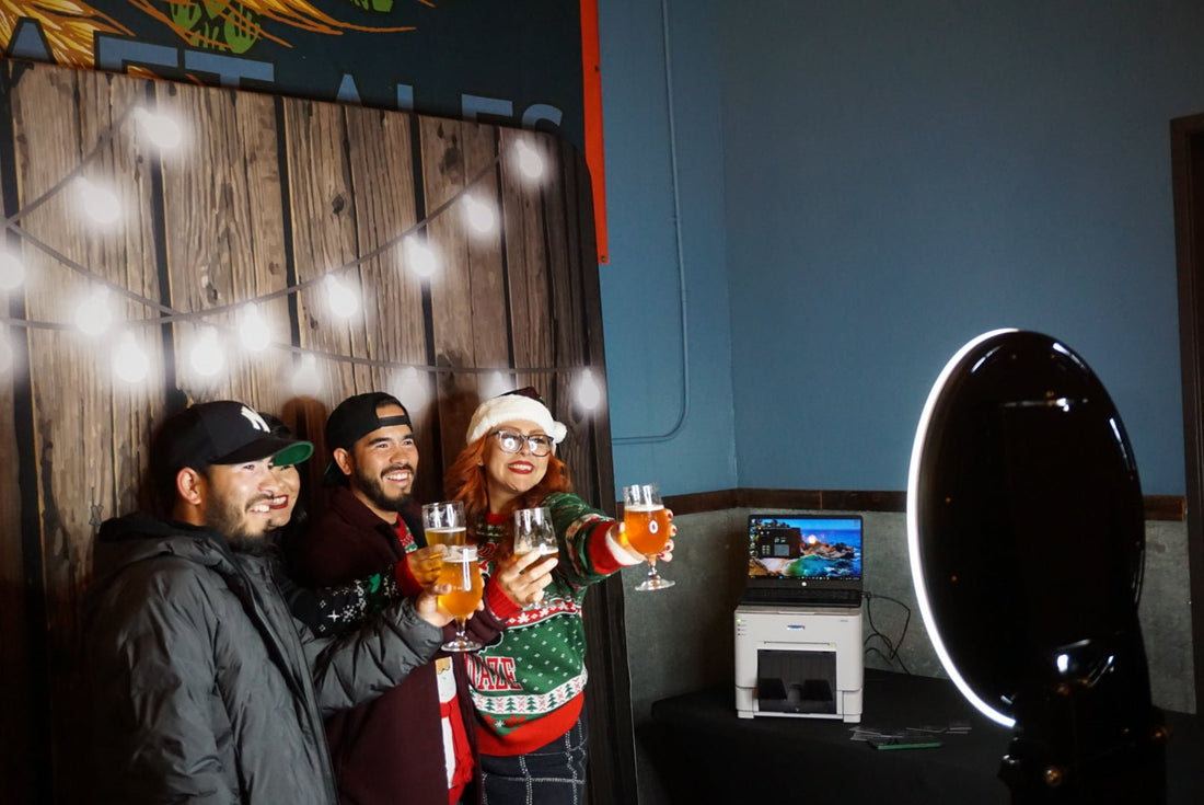 What Size Backdrop Is Best for a Photo Booth? Complete Size Guide - RC Photo Booth Supply