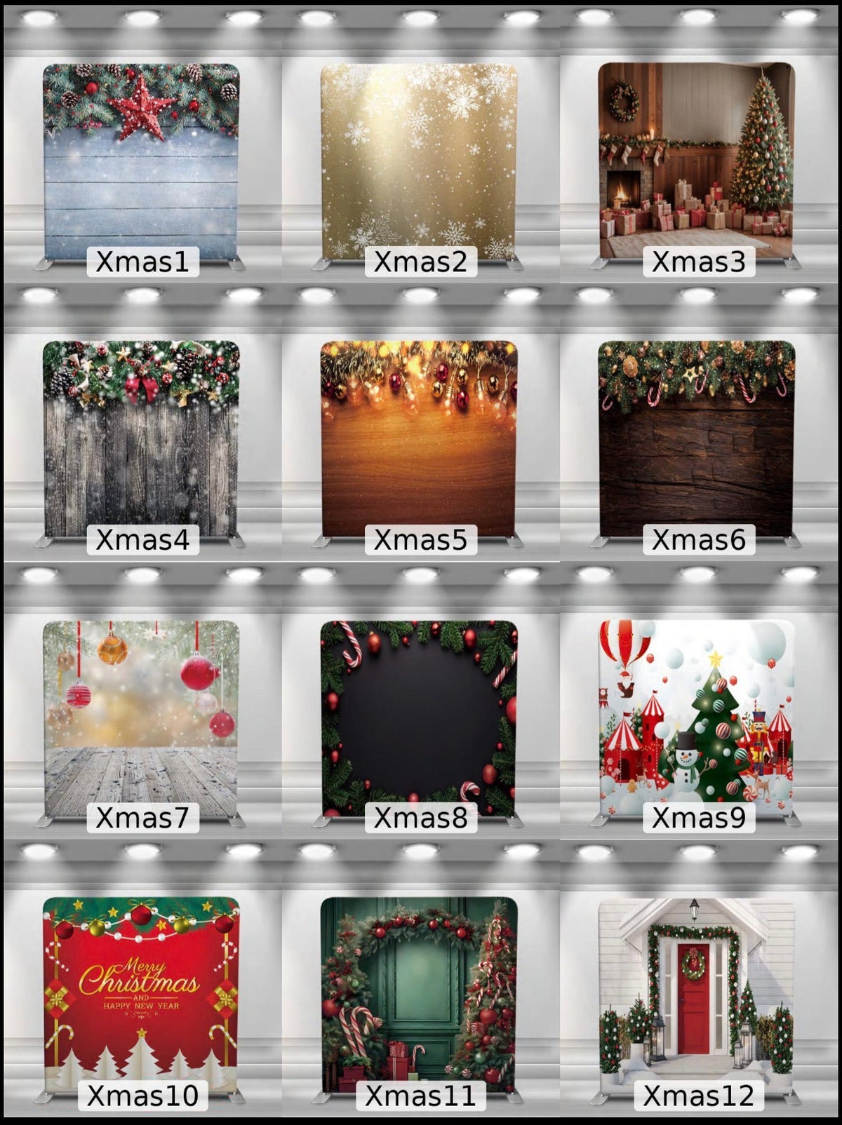 Christmas Double-Sided Photo Booth Backdrop Covers – Holiday Collection - RC Photo Booth SupplyChristmas Double-Sided Photo Booth Backdrop Covers – Holiday CollectionRC Photo Booth Supply8x8
