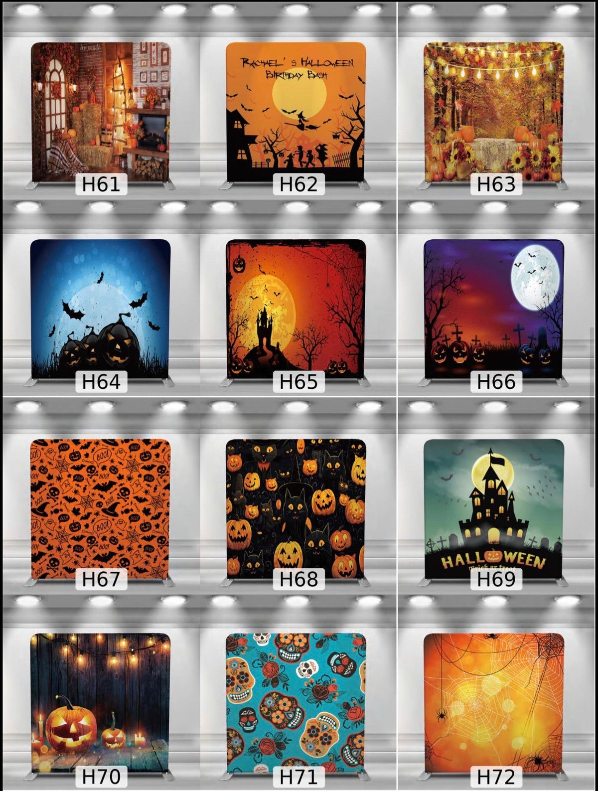 Halloween Double-Sided Photo Booth Backdrop Covers – Spooky Collection - RC Photo Booth SupplyHalloween Double-Sided Photo Booth Backdrop Covers – Spooky CollectionRC Photo Booth Supply8x8