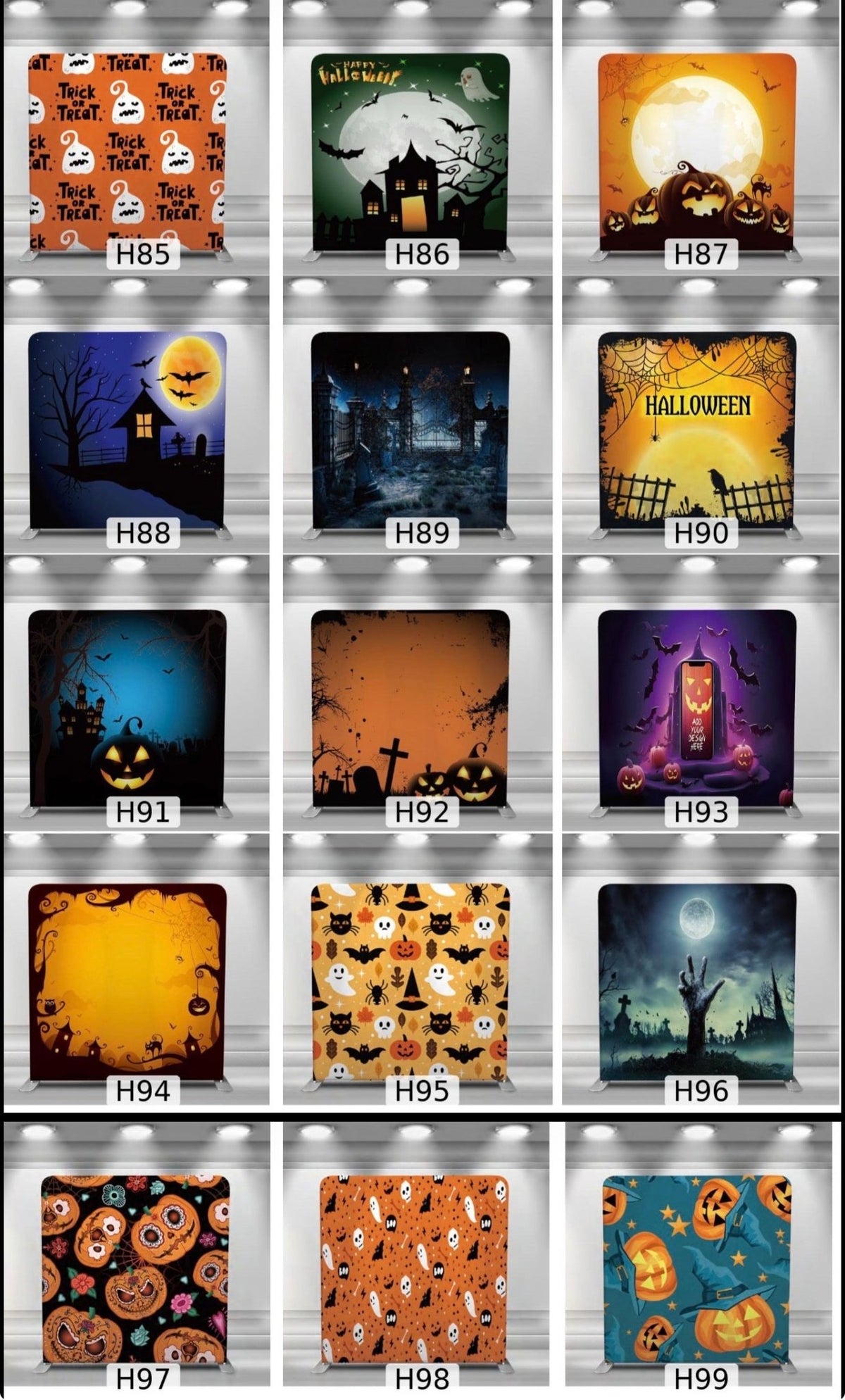 Halloween Double-Sided Photo Booth Backdrop Covers – Spooky Collection - RC Photo Booth SupplyHalloween Double-Sided Photo Booth Backdrop Covers – Spooky CollectionRC Photo Booth Supply8x8