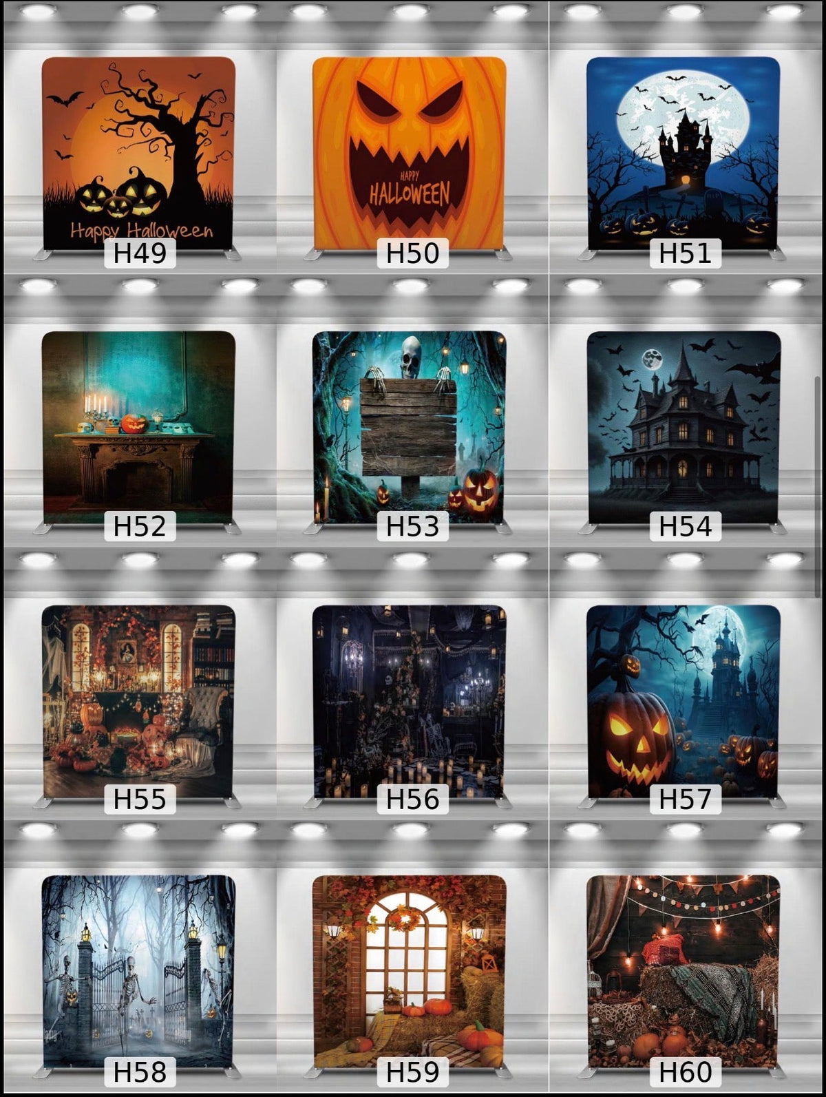 Halloween Double-Sided Photo Booth Backdrop Covers – Spooky Collection - RC Photo Booth SupplyHalloween Double-Sided Photo Booth Backdrop Covers – Spooky CollectionRC Photo Booth Supply8x8