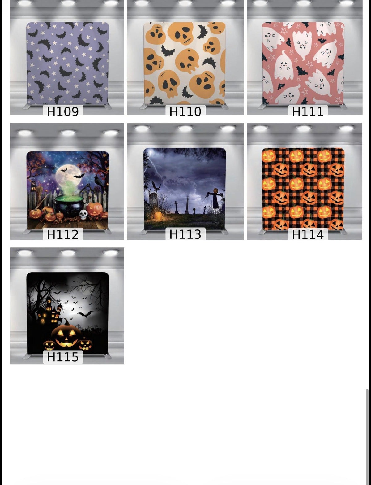 Halloween Double-Sided Photo Booth Backdrop Covers – Spooky Collection - RC Photo Booth SupplyHalloween Double-Sided Photo Booth Backdrop Covers – Spooky CollectionRC Photo Booth Supply8x8