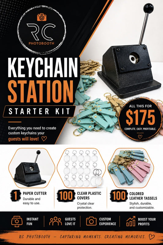 Key Chain Station Starter Kit - RC Photo Booth SupplyKey Chain Station Starter KitRC Photo Booth Supply