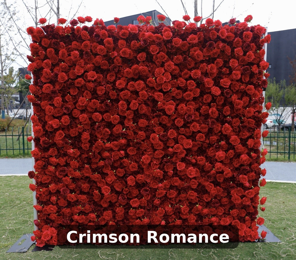 Luxury 5D Flower Wall Backdrop with Heavy-Duty Pipe & Drape Stand – 8’ x 8’ Complete Set - RC Photo Booth SupplyLuxury 5D Flower Wall Backdrop with Heavy-Duty Pipe & Drape Stand – 8’ x 8’ Complete SetRC Photo Booth SupplyCrimson Romance