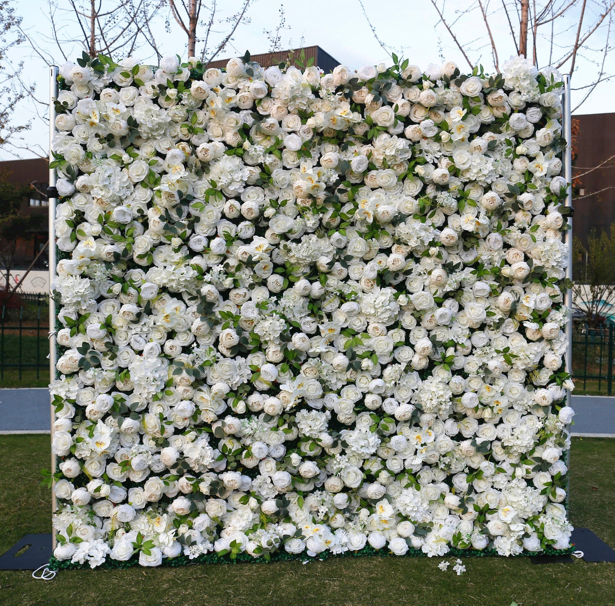 Luxury 5D Flower Wall Backdrop with Heavy-Duty Pipe & Drape Stand – 8’ x 8’ Complete Set - RC Photo Booth SupplyLuxury 5D Flower Wall Backdrop with Heavy-Duty Pipe & Drape Stand – 8’ x 8’ Complete SetRC Photo Booth SupplyCrimson Romance