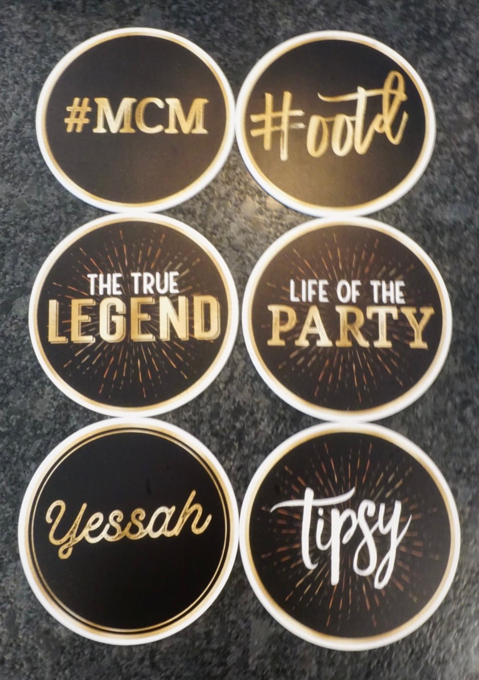 Party Legends – Premium Double-Sided Photo Booth Prop Set | 6 Signs, 12 Designs - RC Photo Booth SupplyParty Legends – Premium Double-Sided Photo Booth Prop Set | 6 Signs, 12 DesignsRC Photo Booth Supply